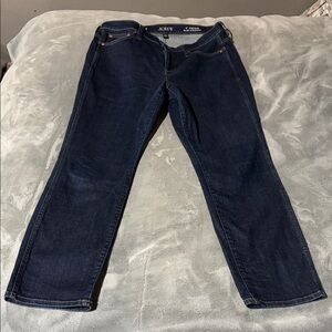 J. Crew Dark Blue Skinny Jeans